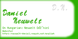 daniel neuwelt business card